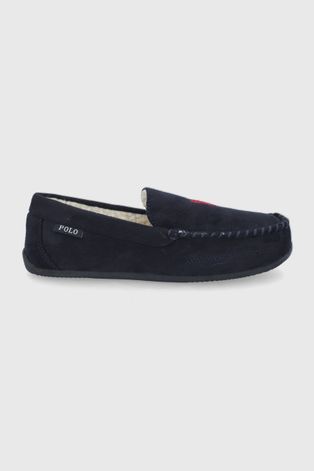 Kućne papuče Polo Ralph Lauren boja: tamno plava