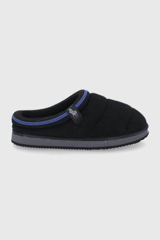 Kućne papuče Polo Ralph Lauren boja: crna
