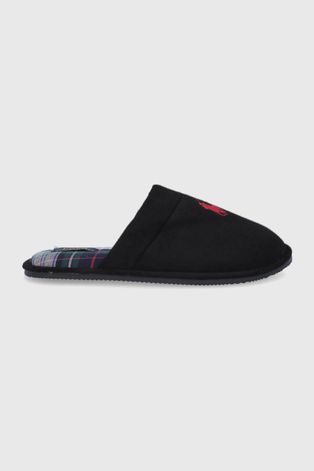 Kućne papuče Polo Ralph Lauren Klarence boja: crna