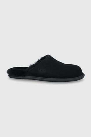 Semišové papuče UGG M Hyde čierna farba