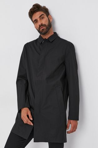 Пальто Calvin Klein мужской цвет чёрный переходной