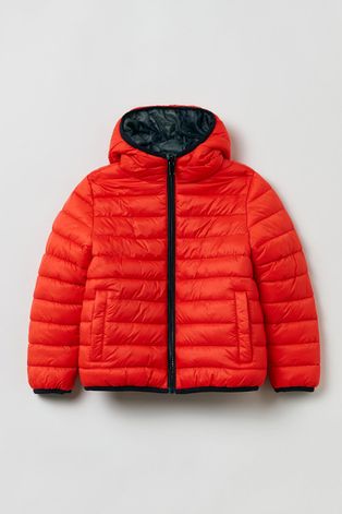 Дитяча двостороння куртка OVS колір помаранчевий