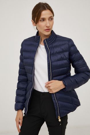 Куртка EA7 Emporio Armani женская цвет синий зимняя