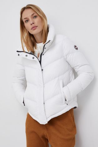 Пухова куртка Colmar жіноча колір білий зимова