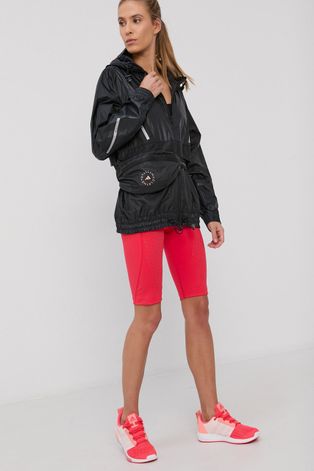 Куртка adidas by Stella McCartney жіноча колір чорний перехідна oversize