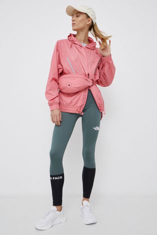 adidas by Stella McCartney Kurtka z dołączoną nerką kolor fioletowy przejściowa