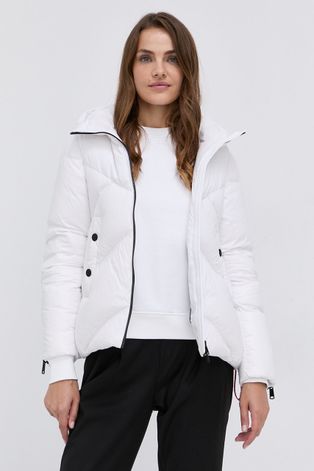 Pernata jakna After Label za žene, boja: bijela