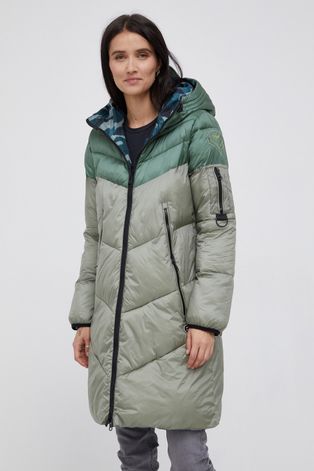 Aeronautica Militare kifordítható dzseki női, zöld, téli