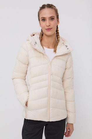Пухова куртка Columbia жіноча колір кремовий зимова