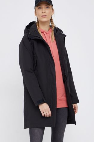 Куртка Helly Hansen жіноча колір чорний перехідна