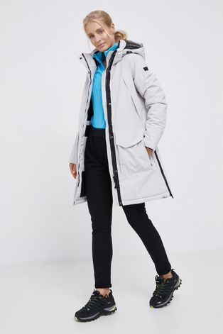 Куртка CMP женская цвет серый зимняя
