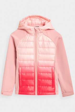 Дитяча куртка 4F колір рожевий