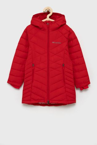 Дитяча куртка Columbia колір червоний