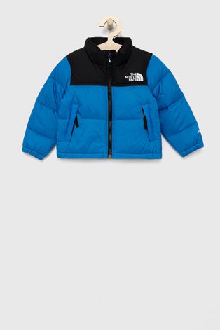 Dječja pernata jakna The North Face boja: plava