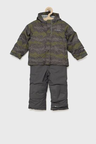 Дитячі куртка та комбінезон Columbia колір сірий