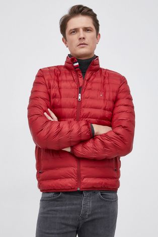 Tommy Hilfiger Kurtka męska kolor czerwony zimowa