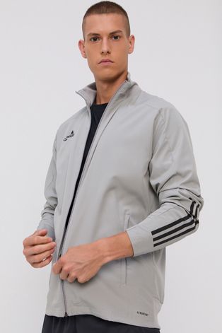 Куртка adidas Performance чоловіча колір сірий перехідна