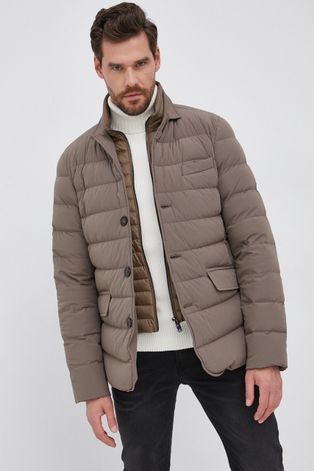 Пухено яке Hetrego мъжко в сиво със зимна изолация