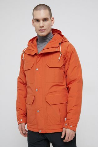Bunda The North Face pánska, oranžová farba, zimná