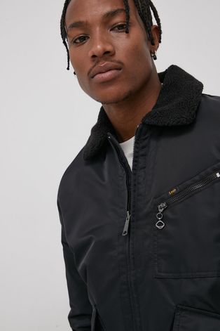 Куртка Lee чоловіча колір чорний зимова