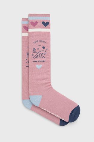 Чорапи Femi Stories дамски в розово
