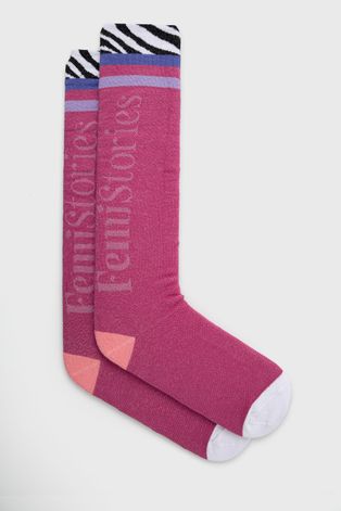 Чорапи Femi Stories дамски в лилаво