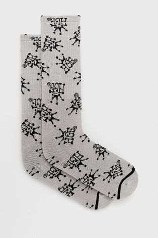 Чорапи HUF дамски в сиво