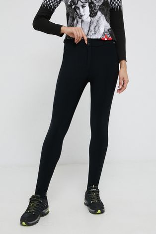 Παντελόνι Newland γυναικείo, χρώμα: μαύρο