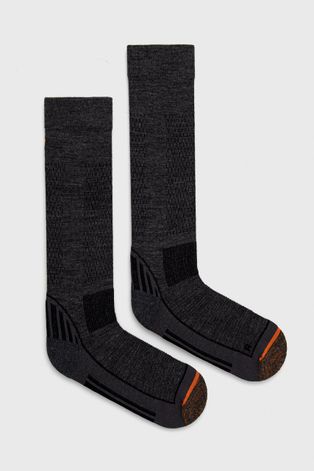 Чорапи с вълна Peak Performance в сиво