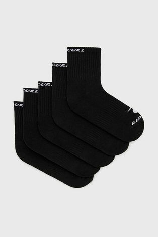Чорапи Rip Curl (5 чифта) в черно