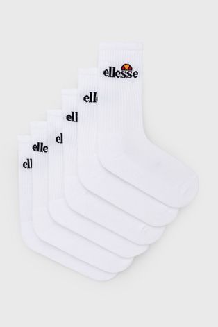 Ponožky Ellesse (6-pack) bílá barva