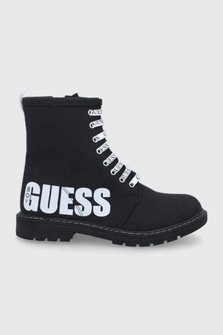 Detské topánky Guess čierna farba