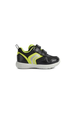 Παιδικά παπούτσια Geox χρώμα: μαύρο