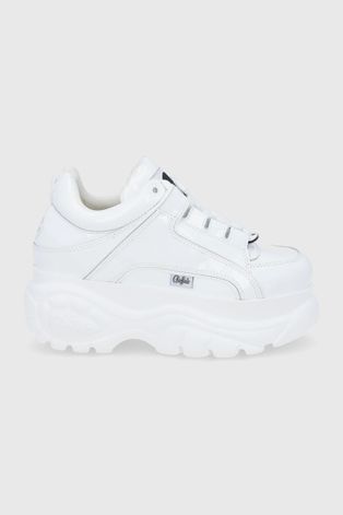 Δερμάτινα παπούτσια Buffalo LONDON χρώμα: άσπρο