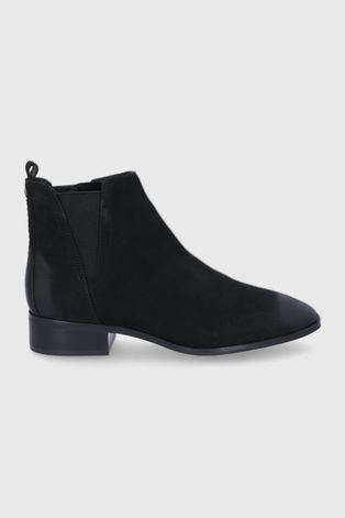 Замшеві черевики Aldo Torwenflex жіночі колір чорний на плоскому ходу