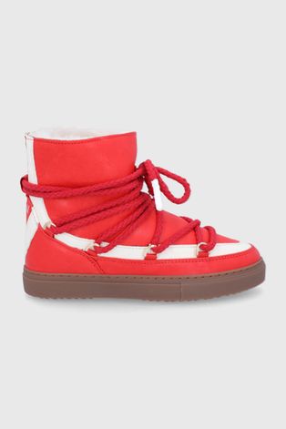 Δερμάτινες μπότες χιονιού Inuikii χρώμα: κόκκινο