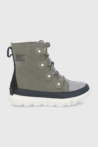 Čizme za snijeg Sorel boja: zelena