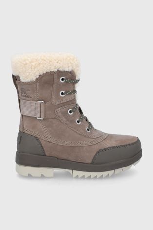 Δερμάτινες μπότες χιονιού Sorel TORINO II χρώμα: μπεζ