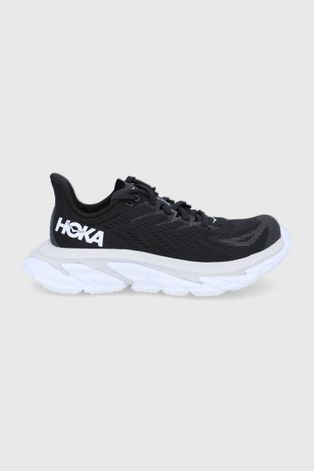 Обувки Hoka One One в черно с равна подметка
