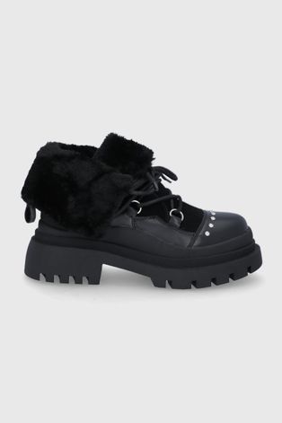 Čizme Truffle Collection za žene, boja: crna