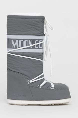 Зимові чоботи Moon Boot колір срібний