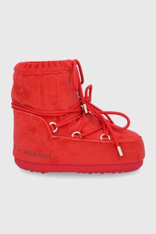 Čizme za snijeg Moon Boot boja: crvena