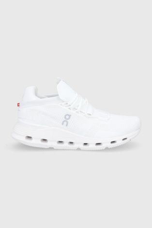 On-running cipő fehér, lapos talpú