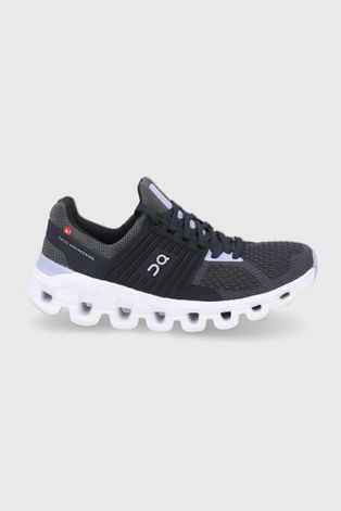 Обувки On-running в черно с равна подметка