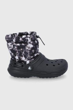 Зимові чоботи Crocs колір чорний