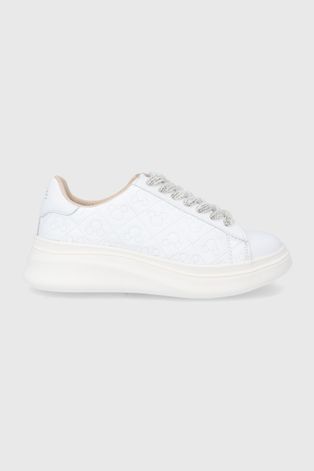 MOA Concept bőr cipő fehér, platformos