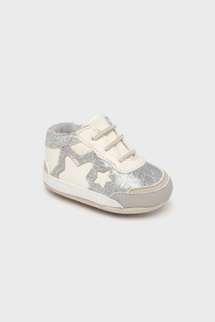 Дитячі черевики Mayoral Newborn колір сірий