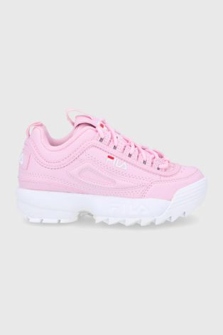 Detské topánky Fila Disruptor ružová farba