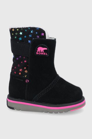 Παιδικές μπότες χιονιού Sorel χρώμα: μαύρο