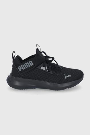 Дитячі черевики Puma колір чорний